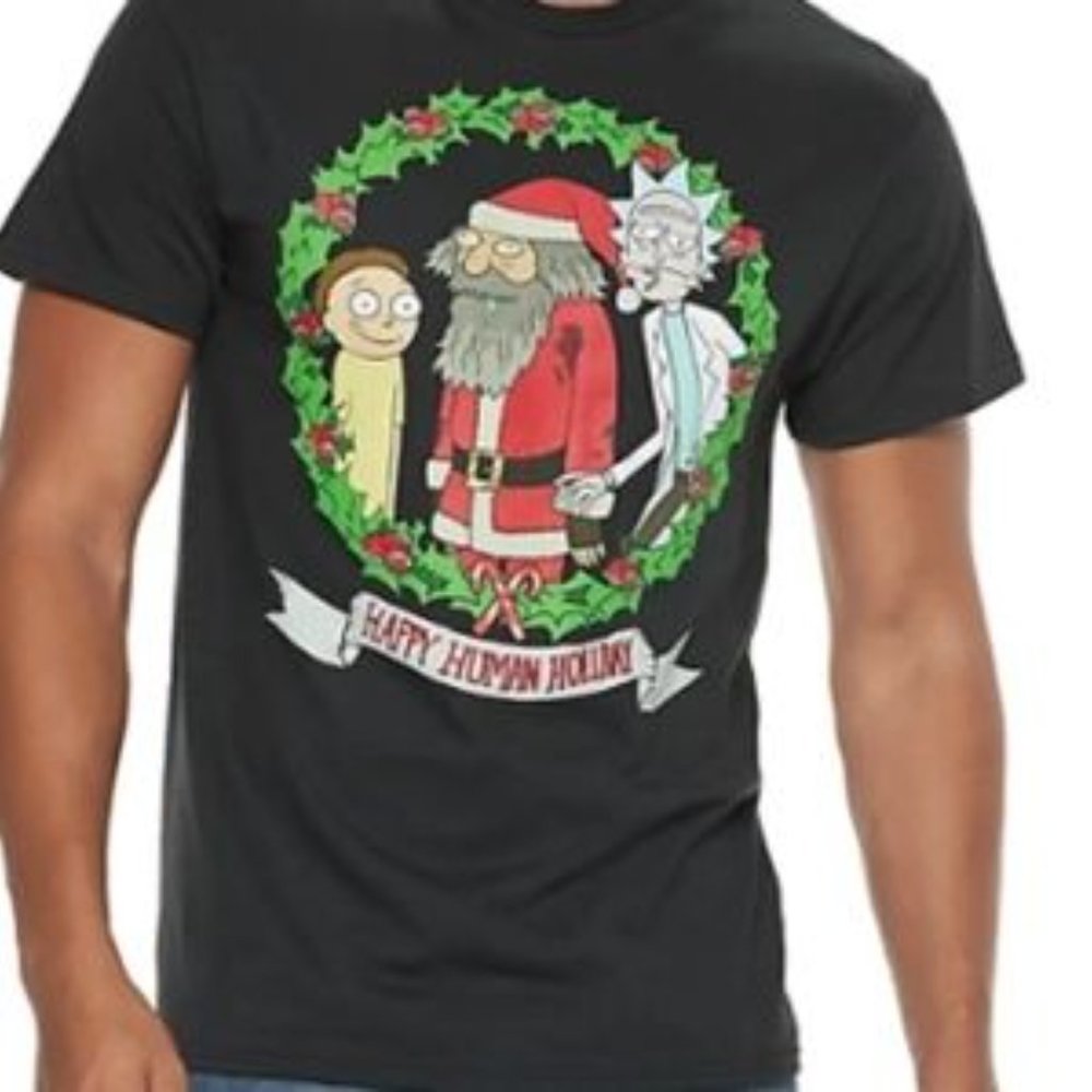 Men's Rick & Morty Christmas Tee